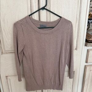 LOFT Light Brown Knit Sweater